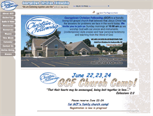 Tablet Screenshot of gcfchurch.net